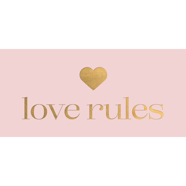 Glückwunschkarte love rules