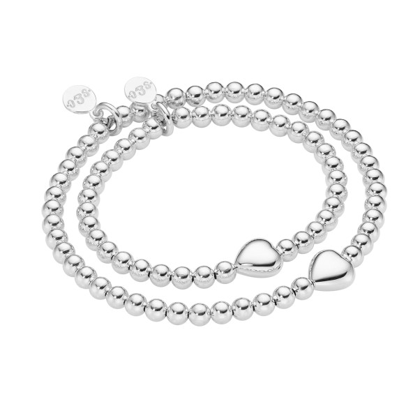 Mutter & Tochter Set Herz Sterlingsilber