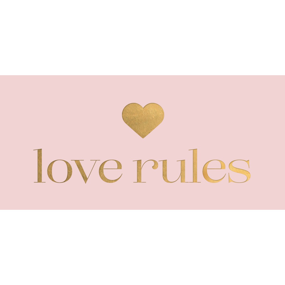 Glückwunschkarte love rules