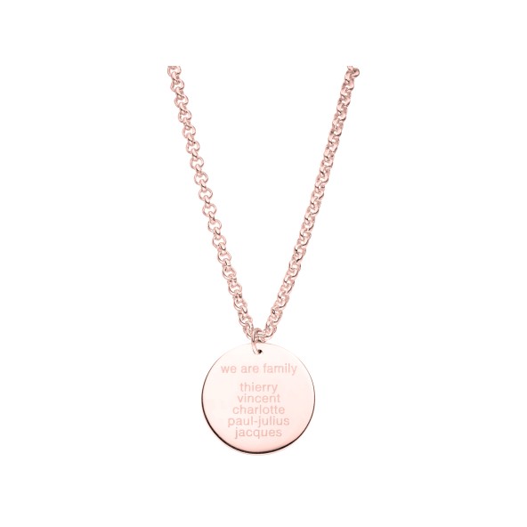 necklace maxi 18 karat rose gold
