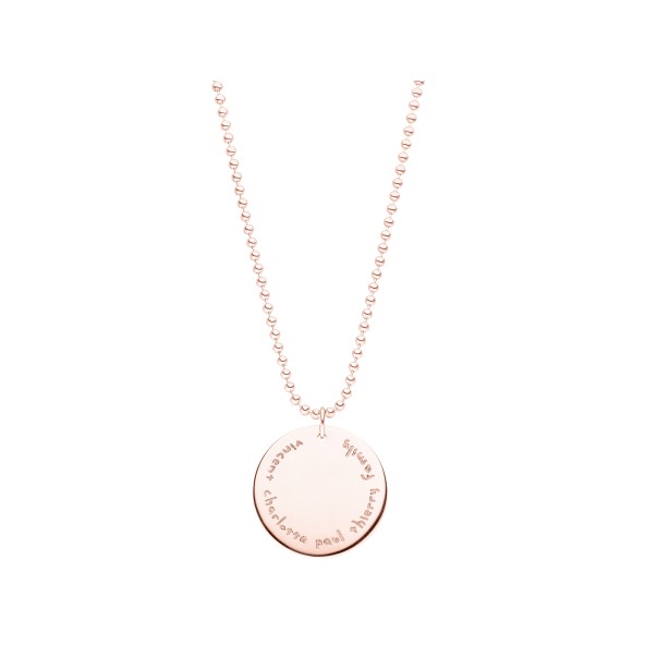 necklace maxi 18 karat rose gold