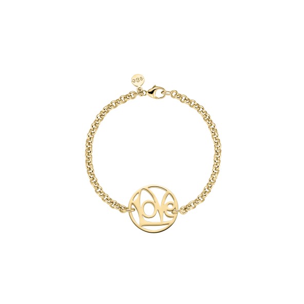 LoVe bracelet sterling silver gold plated